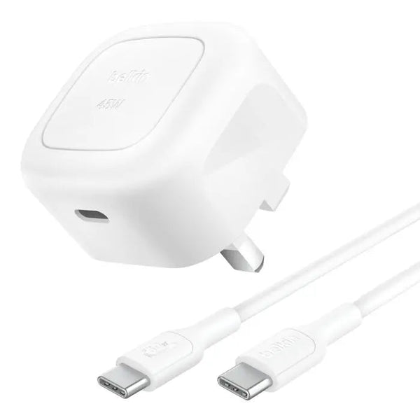 Belkin BoostCharge Compact USB - C Wall Charger 45W + USB - C Cable - Eufy iraq