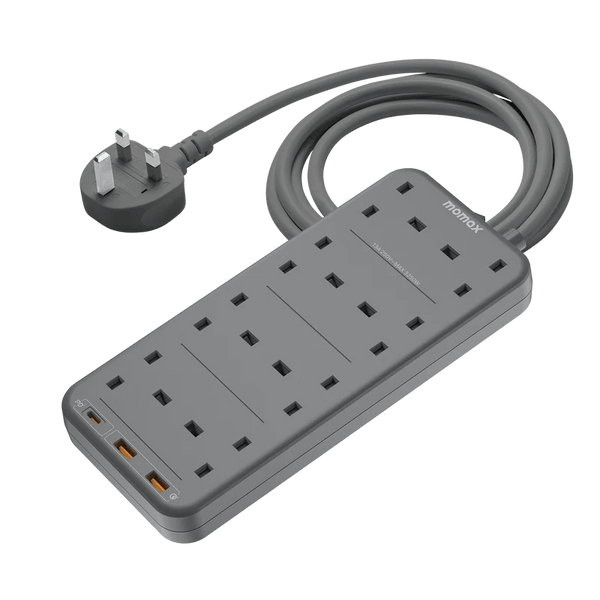 Momax oneplug 8 - outlet power strip with USB سيار كهربائي مع منافذ شحن - Eufy iraq