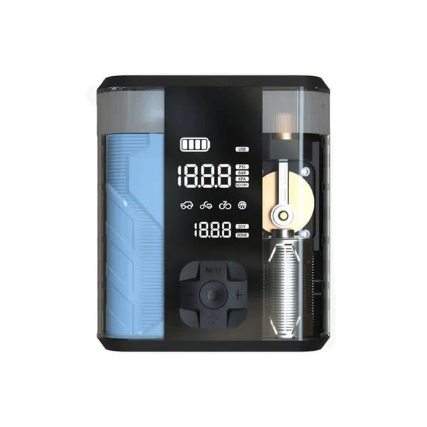 Powerology 8800mAh Multi Functional Jump Starter with Tire Inflator – Transparent - Eufy iraq