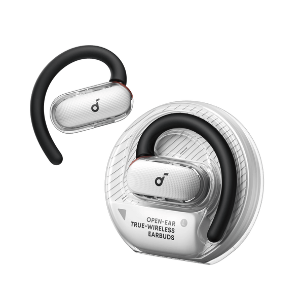 سماعات Soundcore V40i اللاسلكية ( Open - Ear ) تصميم مفتوح، 21 ساعة تشغيل، وخطافات أذن قابلة للتعديل لـ RicherBass - Eufy iraq