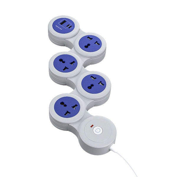 سيار شحن بورودو مع 4 منافذ كهرباء + USB - A + USB - C | قدرة 2500 واط | PD 20W | سلك 3 متر - Eufy iraq