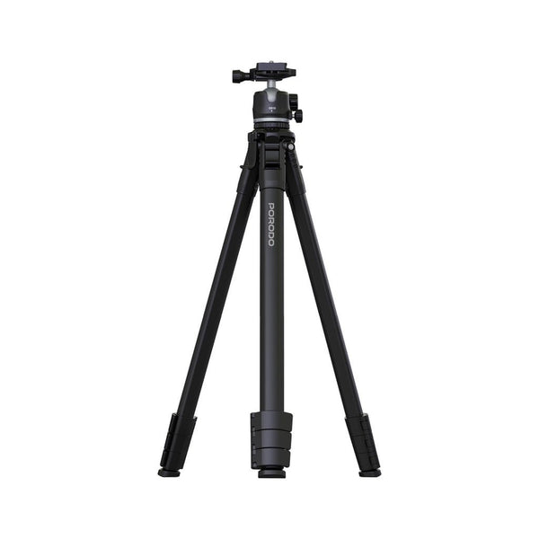 ترايبود ألومنيوم فائق الخفة - بورودو | لون أسود Porodo Ultra - Light Aluminum Tripod - Black - Eufy iraq
